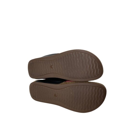 Clarks Sandals Women's Size 8.5 Medium Black Slides Unstructured Un Perri Vibe - Picture 9 of 10